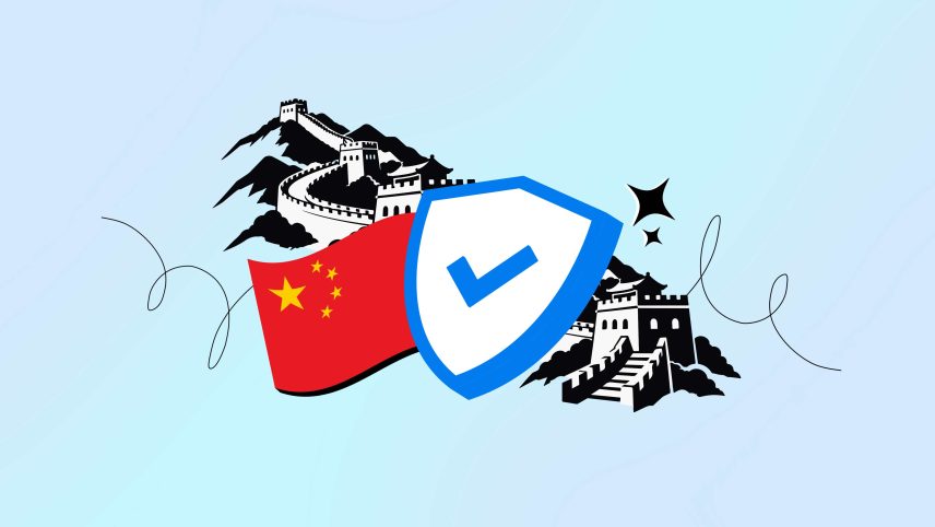 How to browse securely while traveling in China?